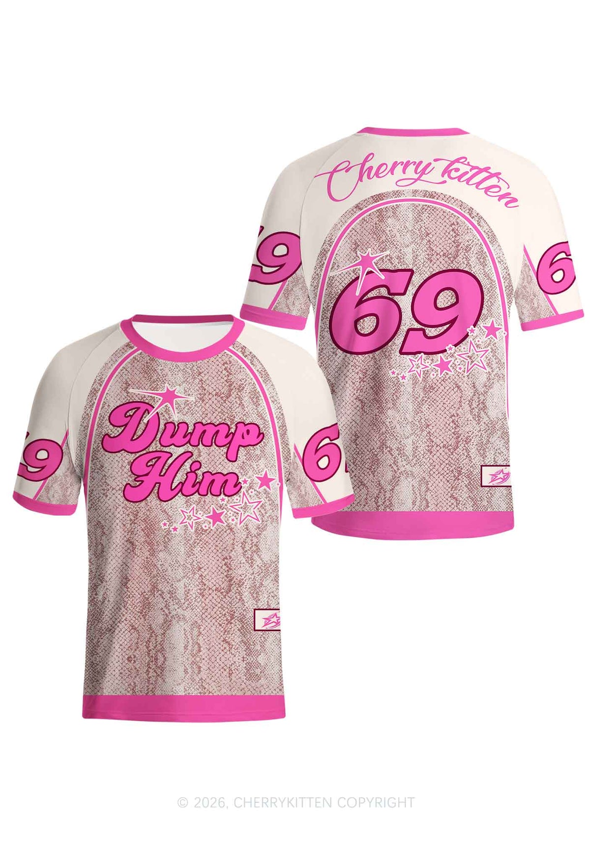 Dump Him Y2K Football Jersey Shirts Cherrykitten