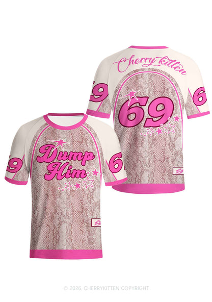 Dump Him Y2K Football Jersey Shirts Cherrykitten