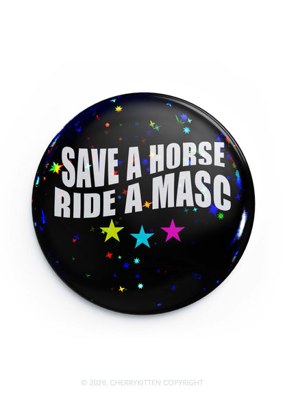 Ride A Masc Pride 1Pc Y2K Pin Badge Cherrykitten