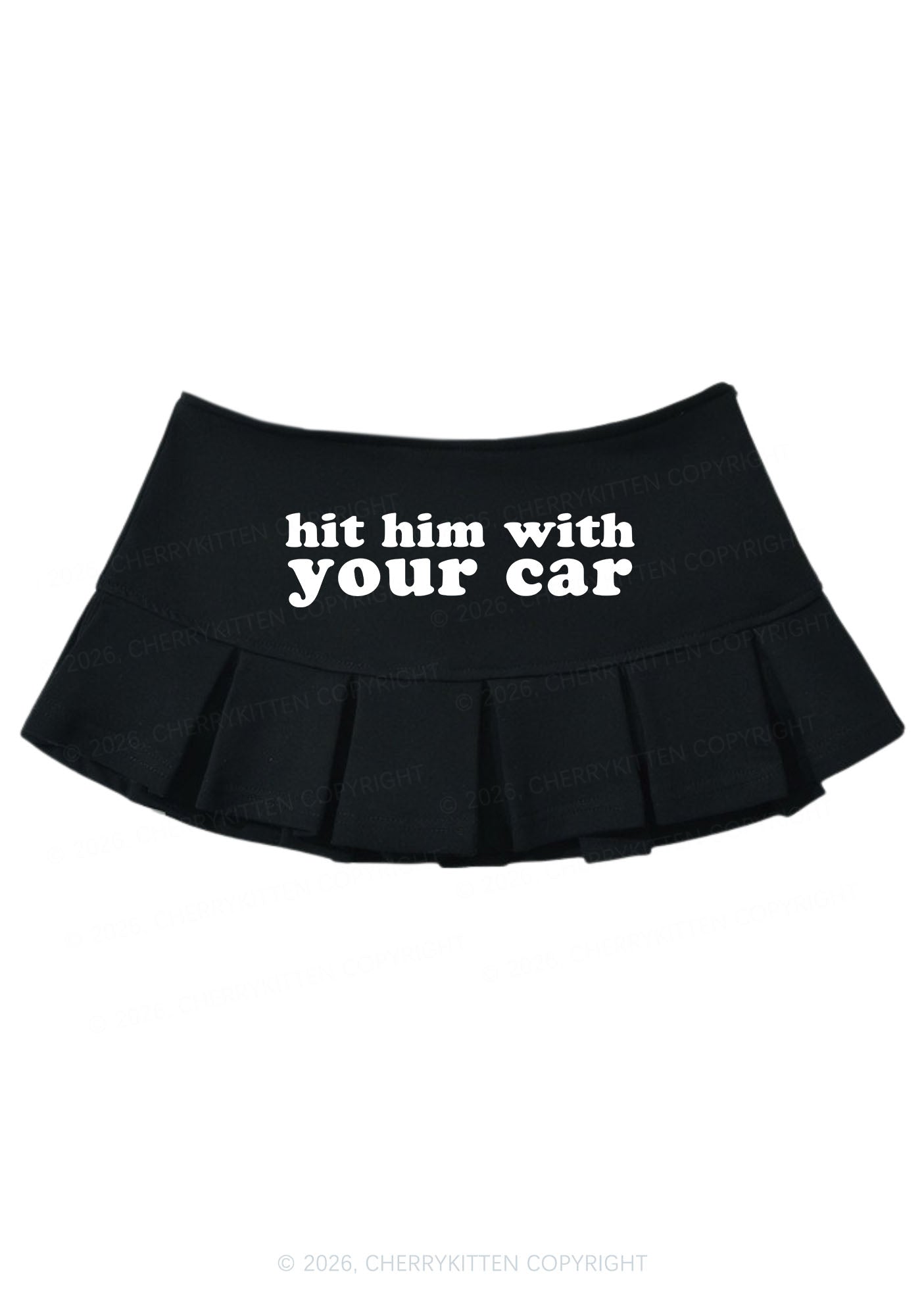 Hit Him Y2K Mini Pleated Skirts Cherrykitten