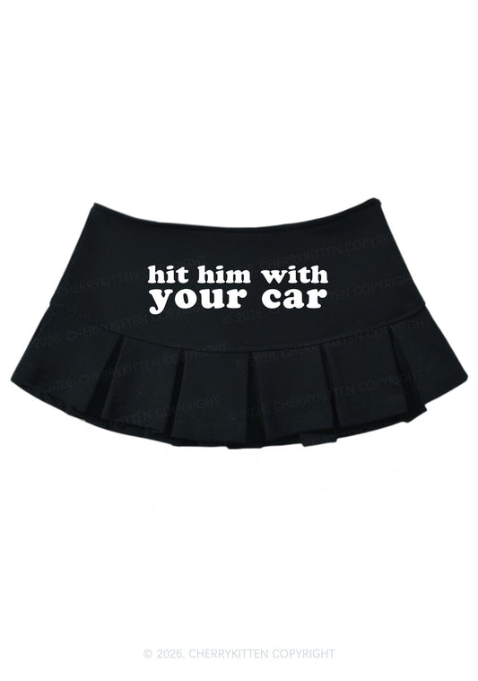 Hit Him Y2K Mini Pleated Skirts Cherrykitten
