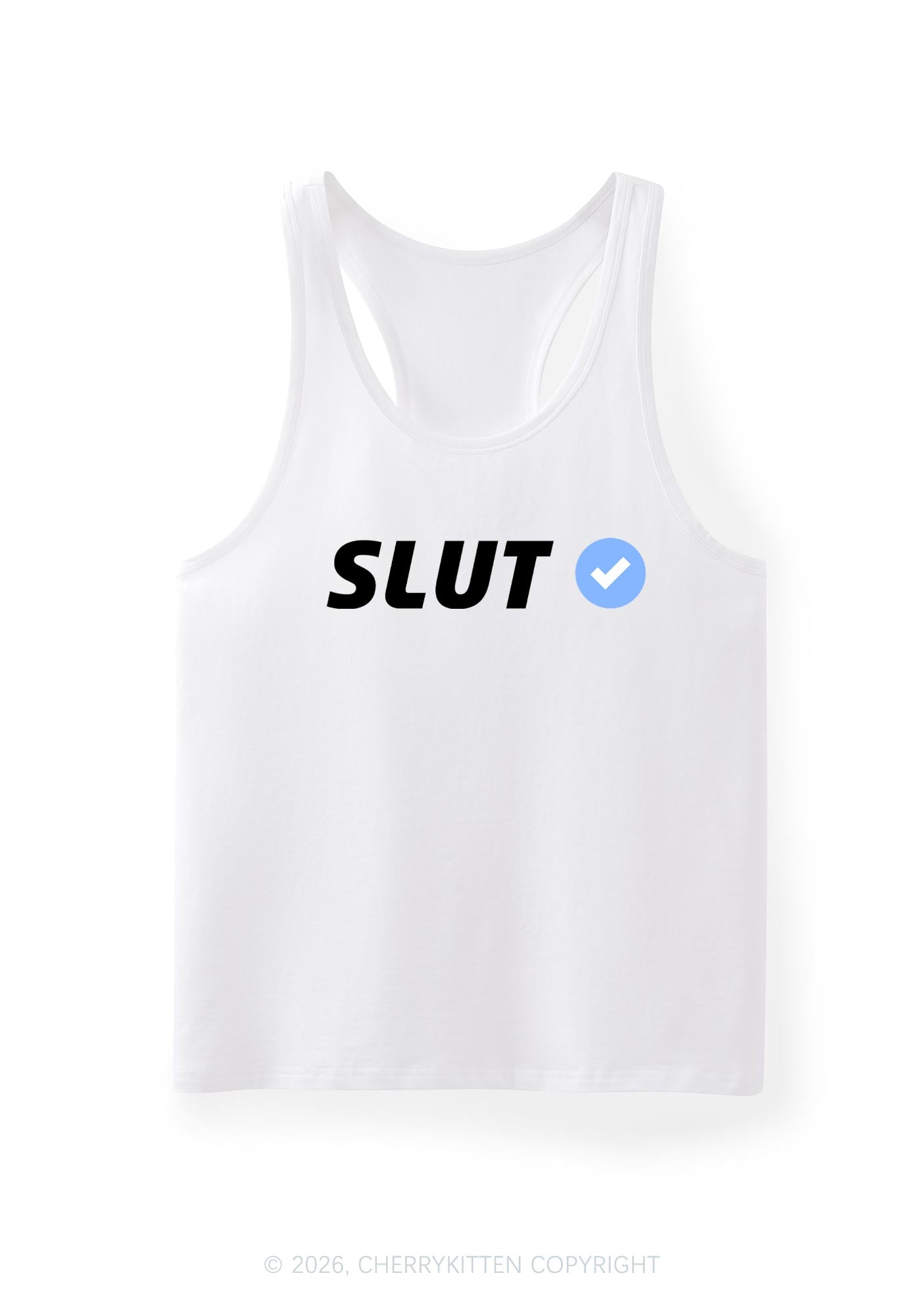 Certified Slxt Y2K Men Racerback Tank Top Cherrykitten