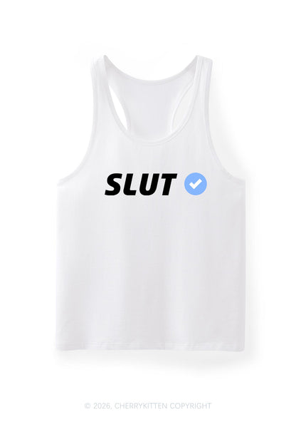 Certified Slxt Y2K Men Racerback Tank Top Cherrykitten