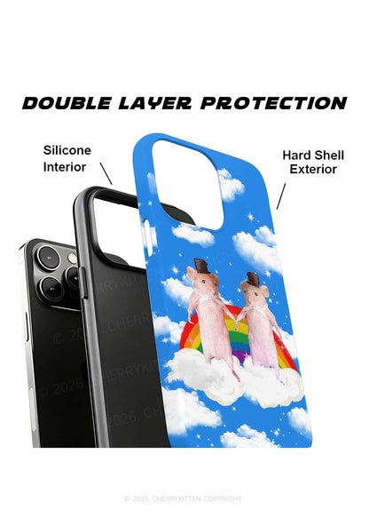 Rainbow Gay Rats Pride Y2K Phone Case Cherrykitten