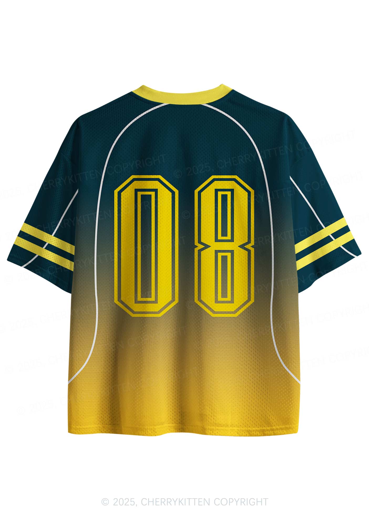 Custom Name Gradient Navy Y2K Sport Jersey Shirts Cherrykitten