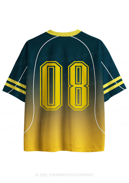 Custom Name Gradient Navy Y2K Sport Jersey Shirts Cherrykitten