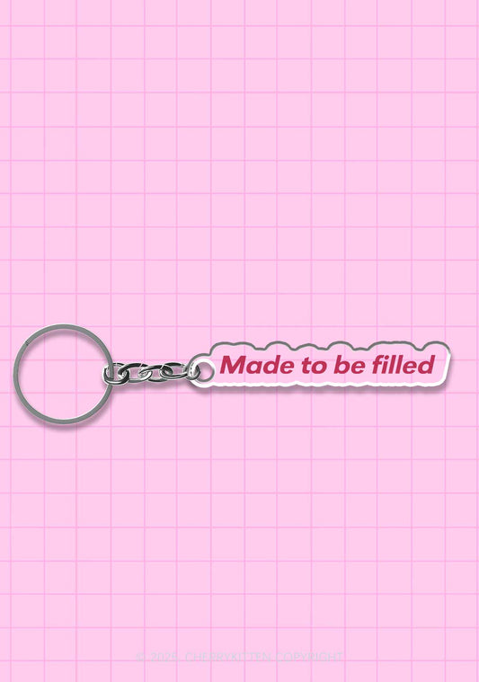Made To Be Filled 1Pc Y2K Keychain Cherrykitten