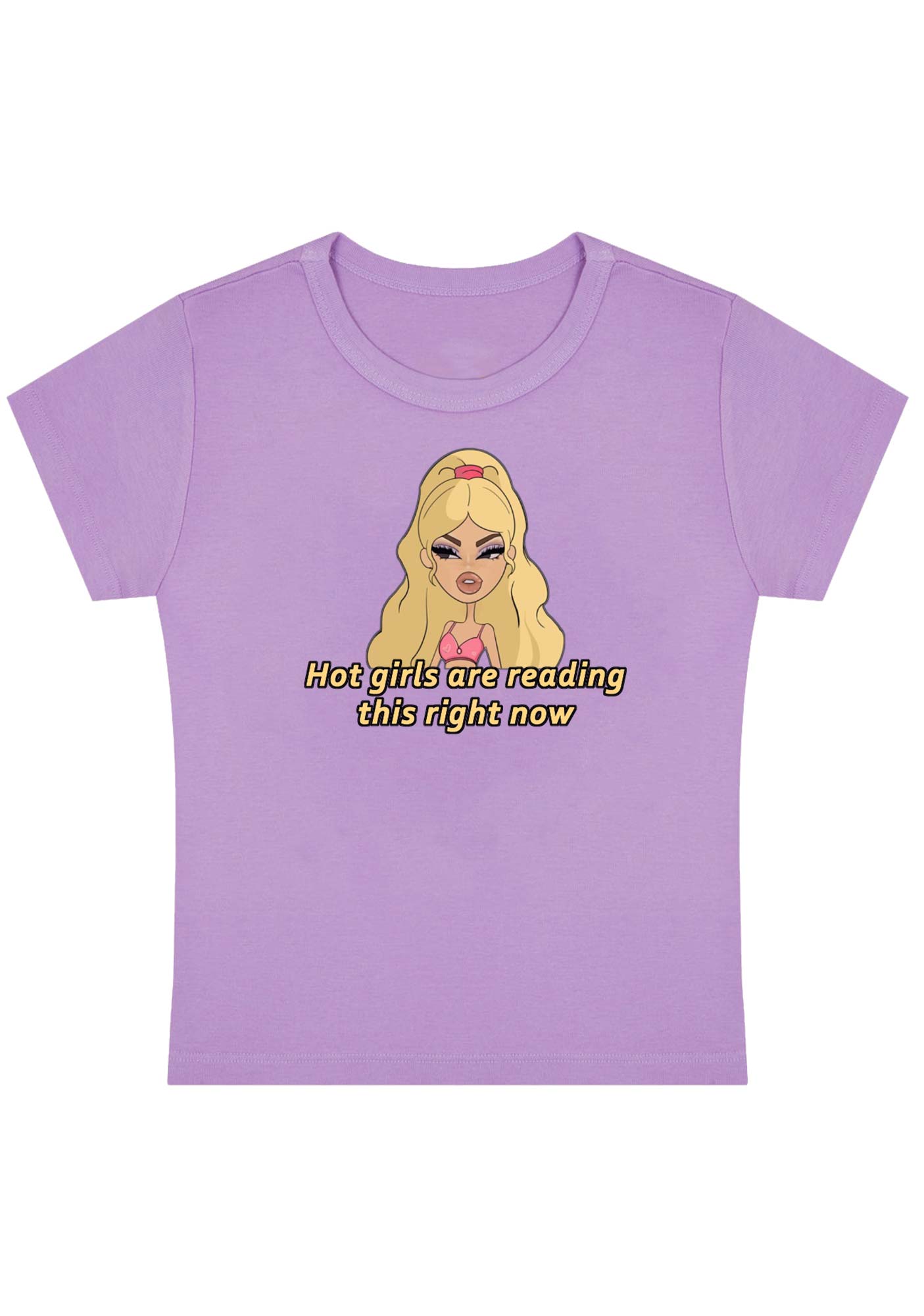 Curvy Hot Girls Are Reading This Right Now Baby Tee