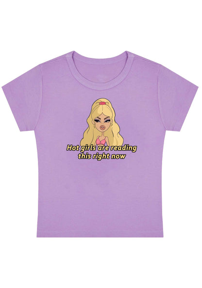 Curvy Hot Girls Are Reading This Right Now Baby Tee