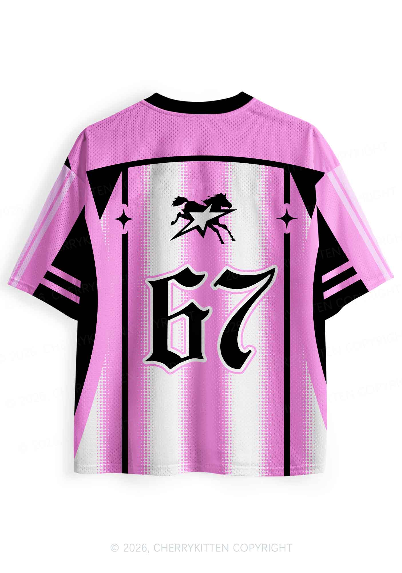 Pink Save Horse Ride Masc Pride Y2K Sport Jersey Shirts Cherrykitten