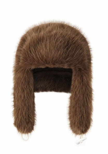 Faux Fur Y2K Trapper Hat Cherrykitten