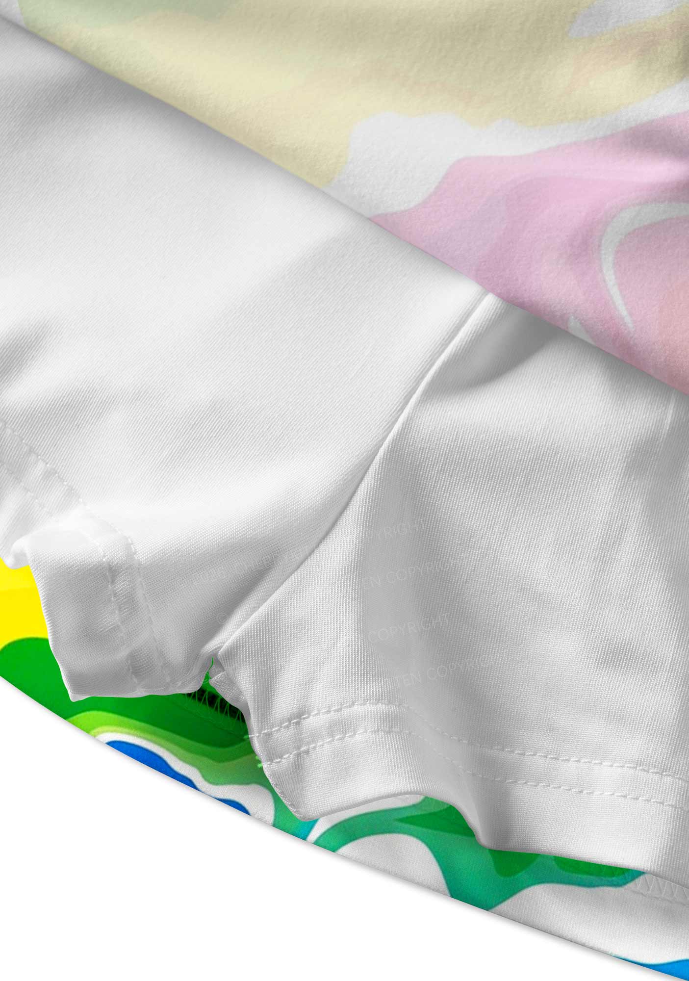 Rainbow Liquid Tie Dye Pride Y2K Print Mini Skirt Cherrykitten