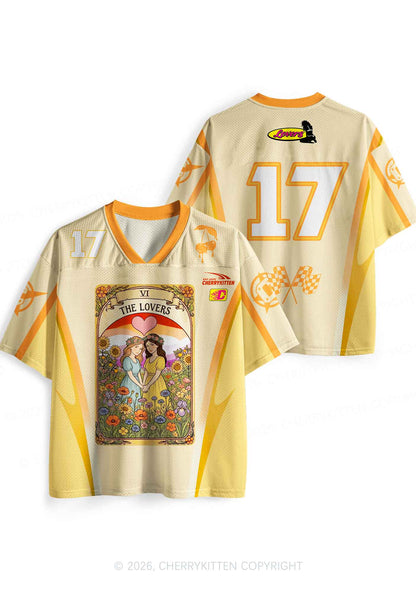 The Lesbian Lovers Pride Y2K Sport Jersey Shirts Cherrykitten
