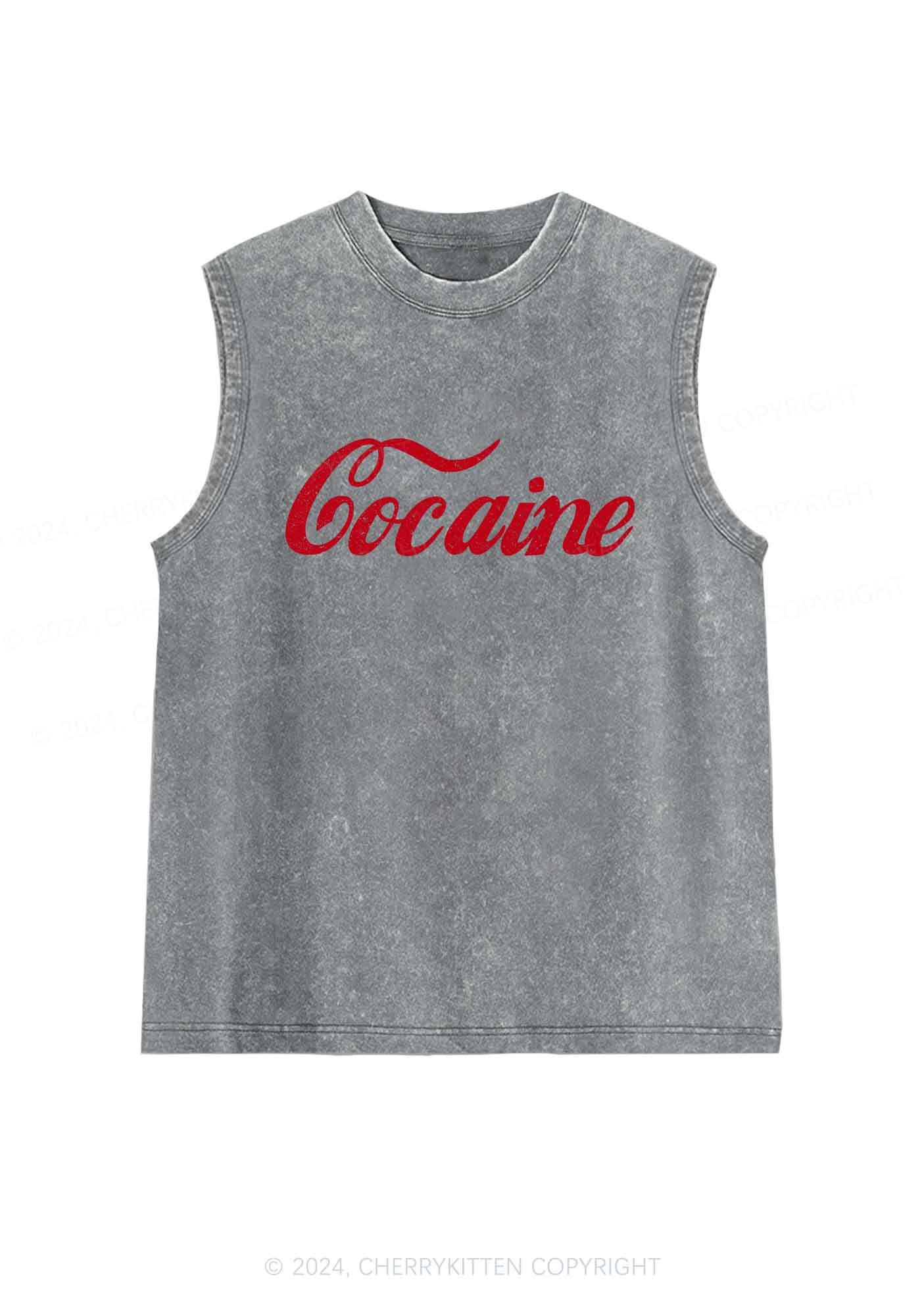 Special Cola Y2K Washed Tank Cherrykitten