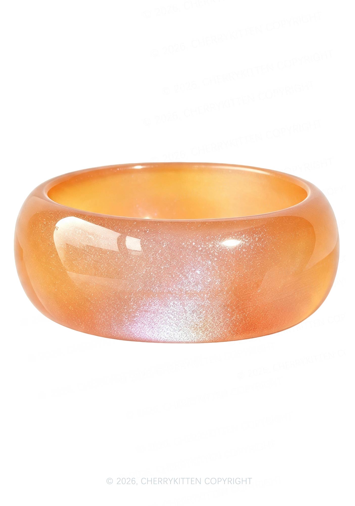 Glitter Jelly Color Y2K Cuff Bangle Cherrykitten