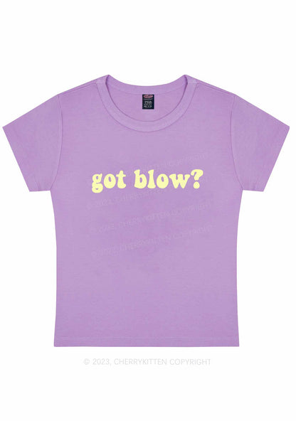 Got Blow Y2K Baby Tee Cherrykitten