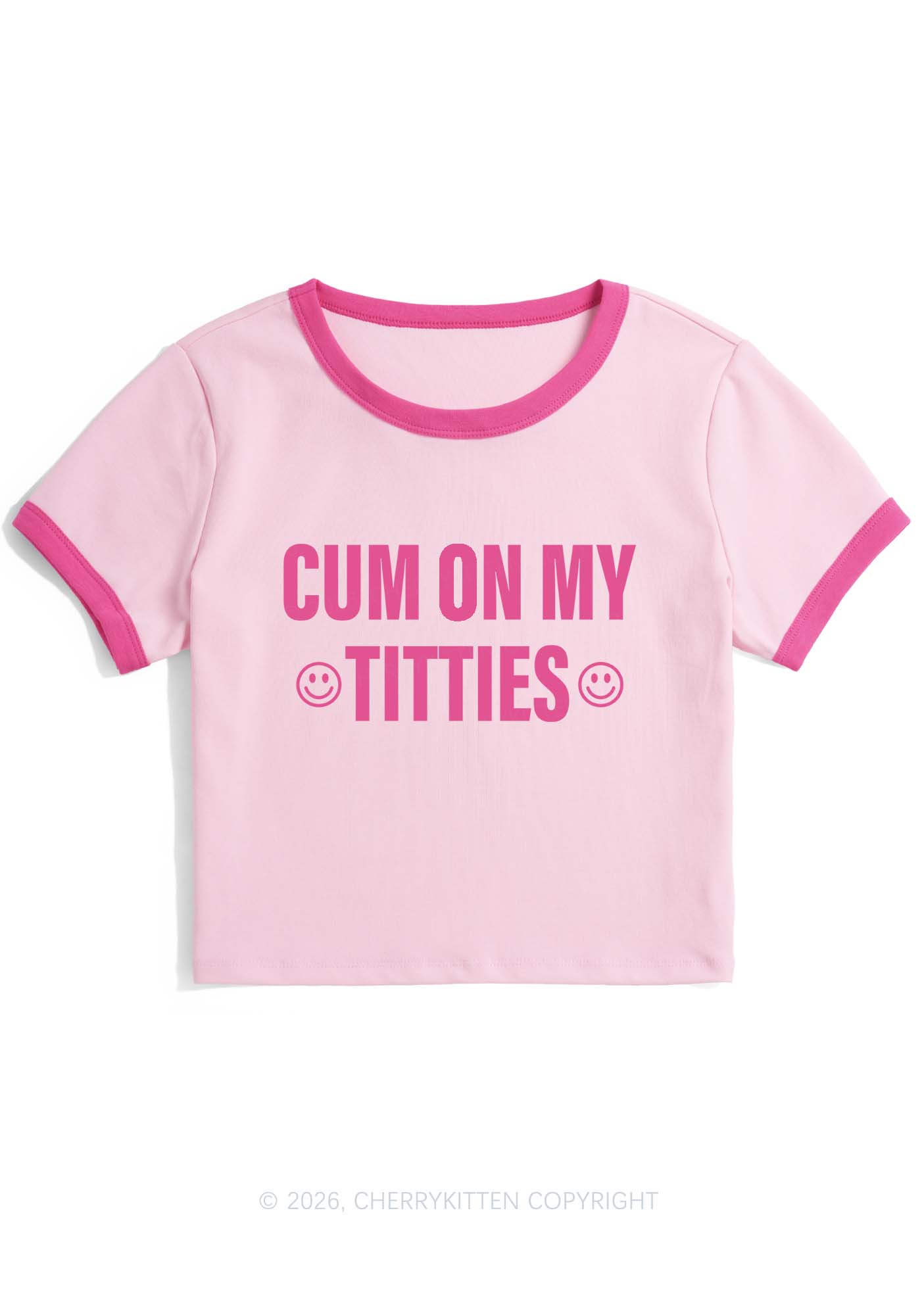 Cxm On My Txtties Y2K Ringer Tee Cherrykitten