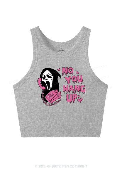 Halloween No You Hang Up Y2K Crop Tank Top Cherrykitten