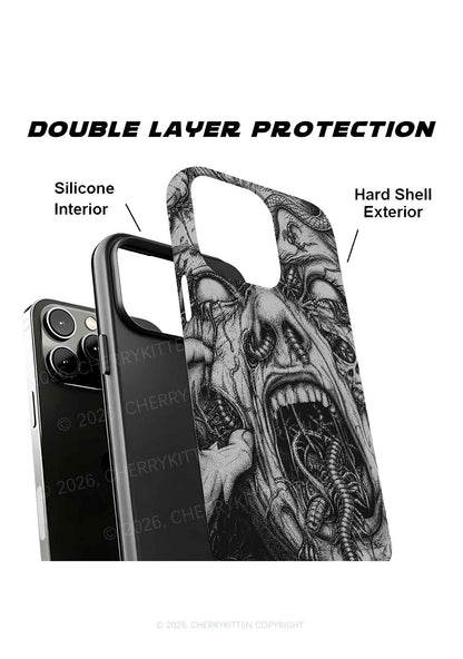 Halloween Insect On Face Y2K Phone Case Cherrykitten