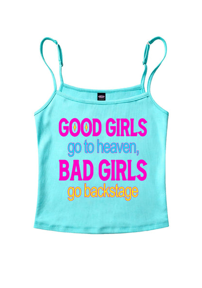 Bad Girls Go Backstage Y2K Spaghetti Strap Cami Cherrykitten