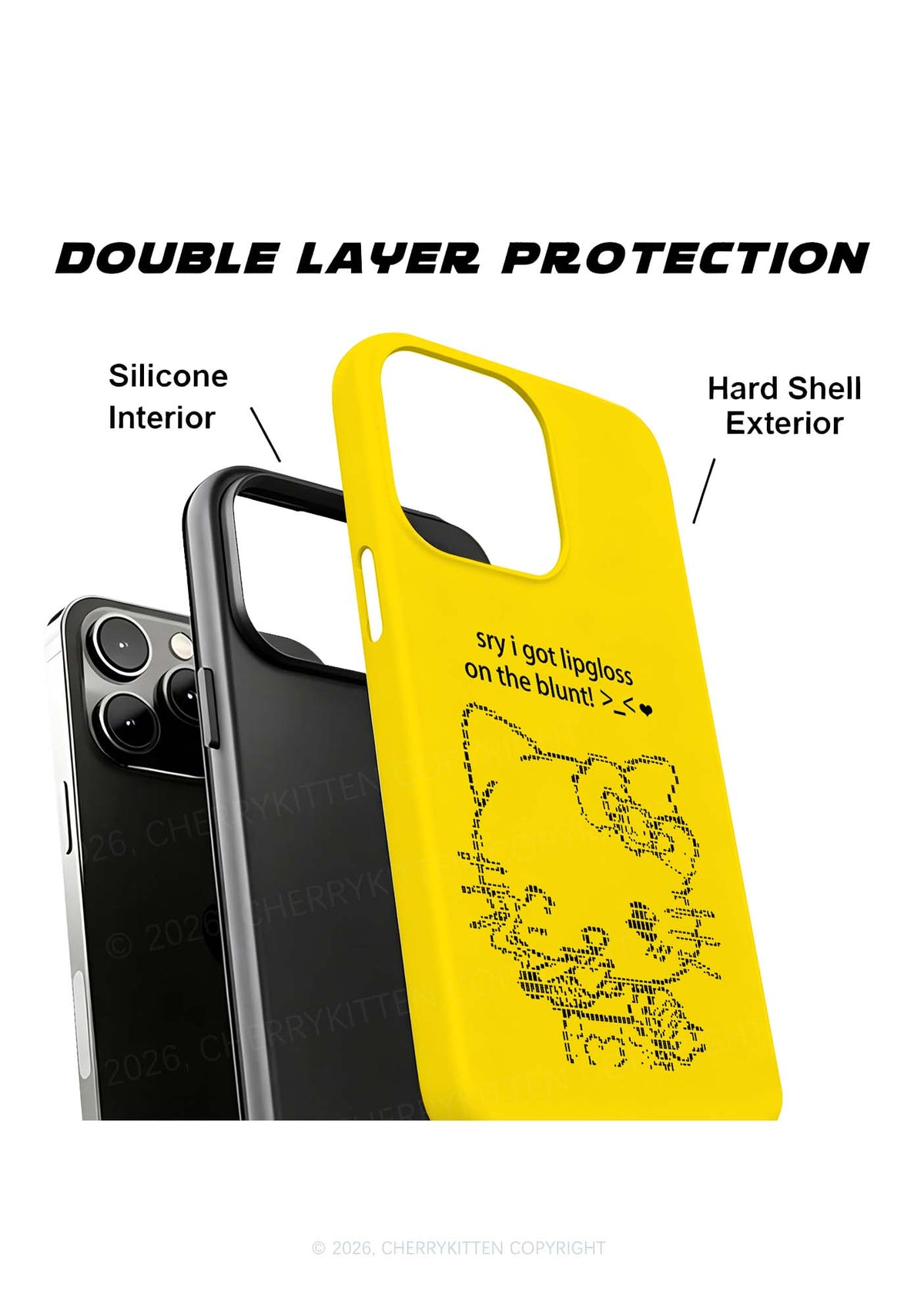 Sorry About Lipgloss Y2K Phone Case Cherrykitten