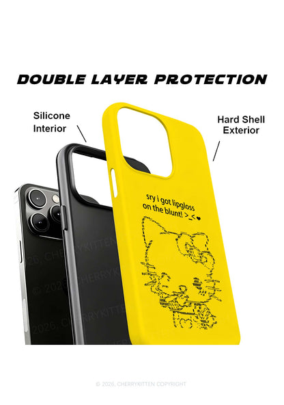 Sorry About Lipgloss Y2K Phone Case Cherrykitten