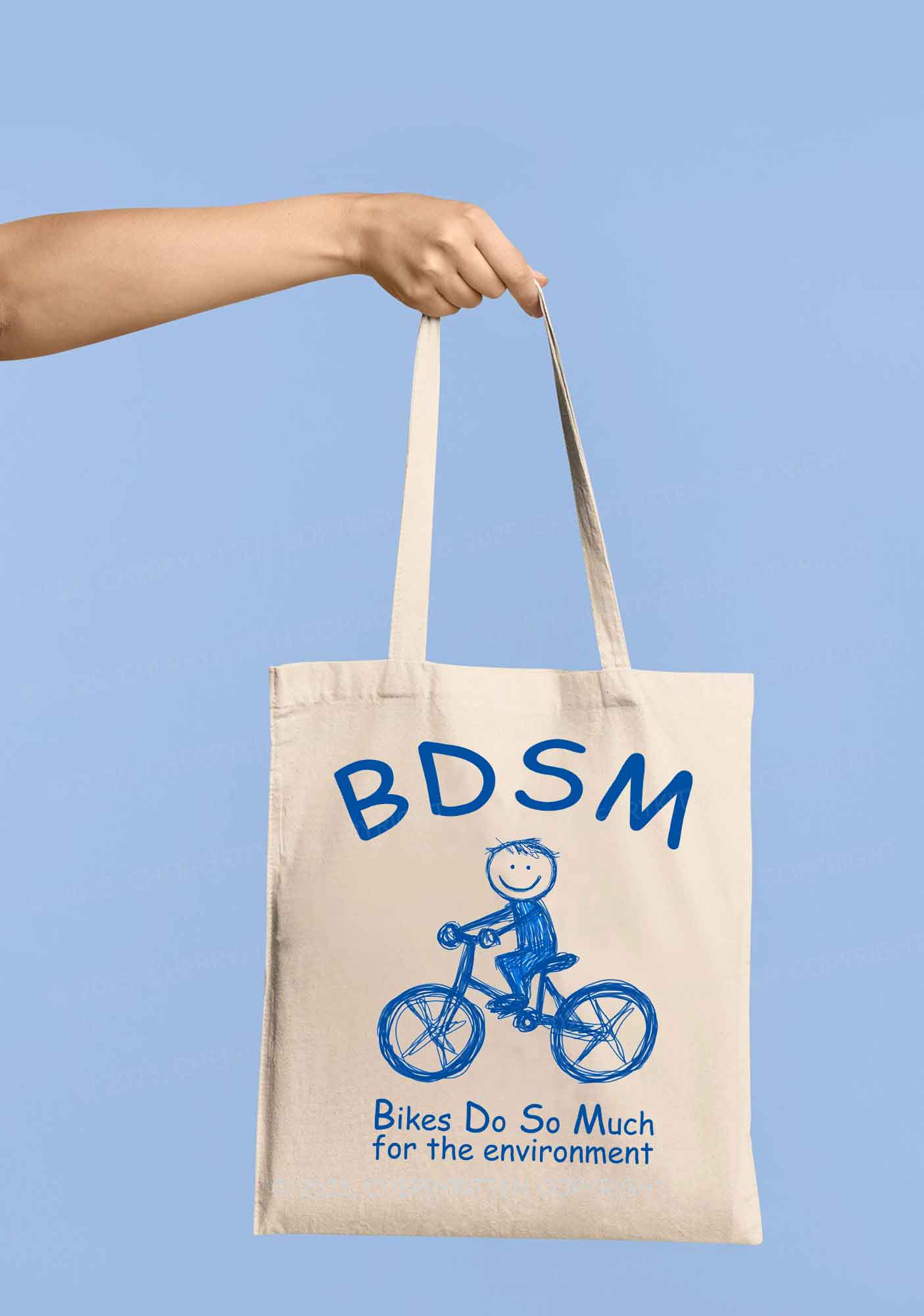 Bikes Do Much Environment Y2K Canvas Tote Bag Cherrykitten