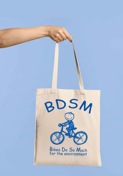 Bikes Do Much Environment Y2K Canvas Tote Bag Cherrykitten