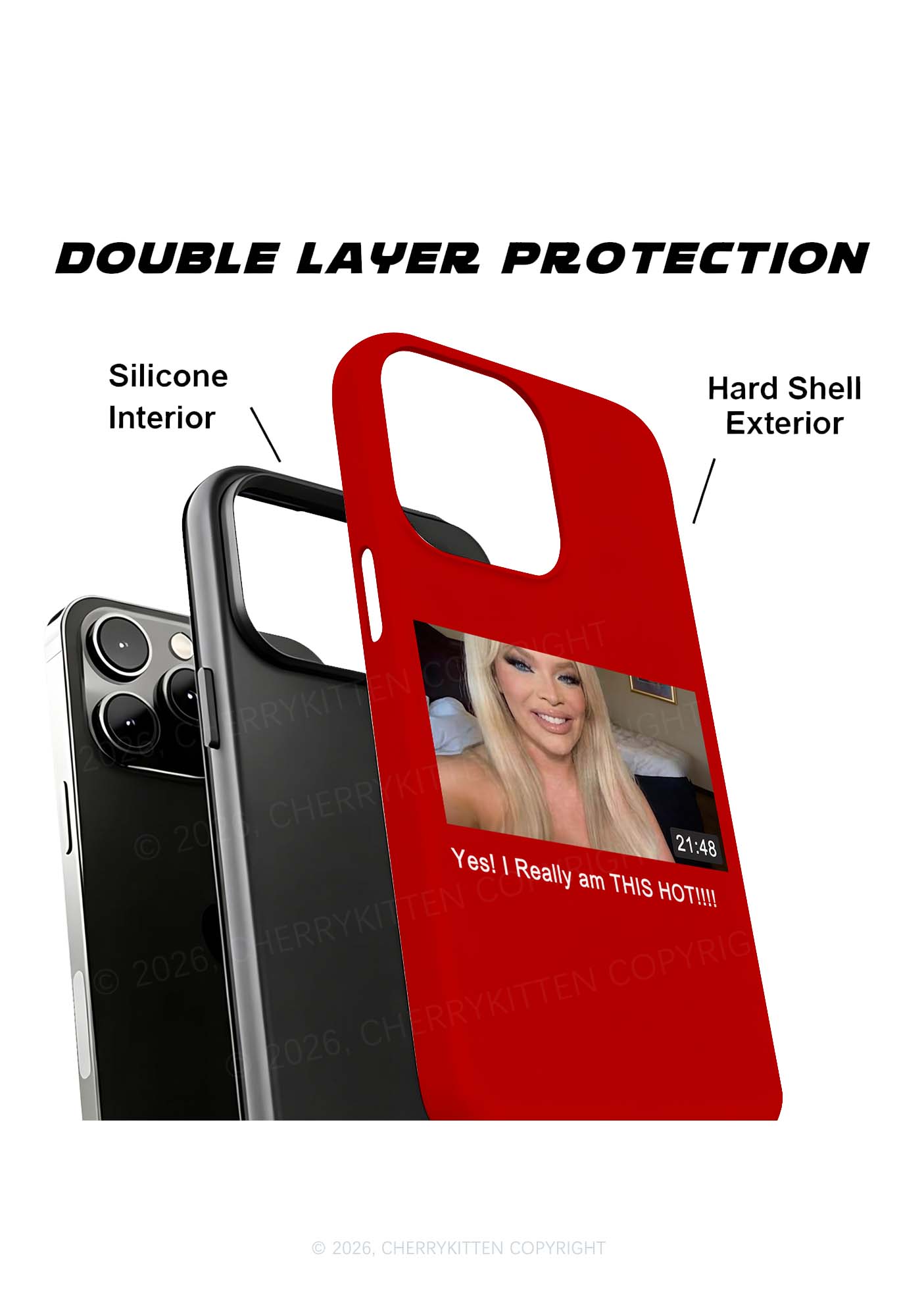 I Am Really Hot Y2K Phone Case Cherrykitten
