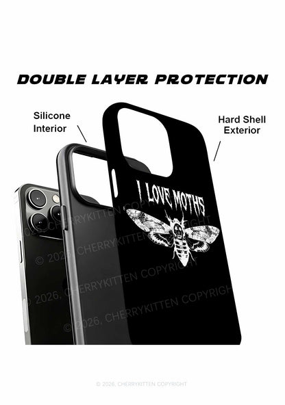 Halloween I Love Moths Y2K Phone Case Cherrykitten
