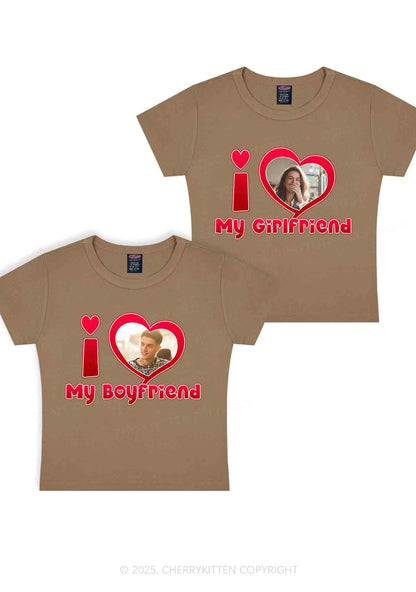 Custom BF GF Red Heart Y2K Valentine's Day Baby Tee Cherrykitten