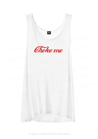 Choke Me Y2K Sheer Boyfriend Tank Cherrykitten