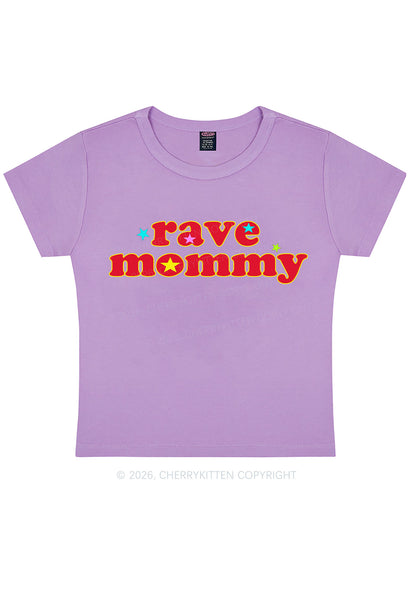 Rave Mommy Y2K Baby Tee Cherrykitten