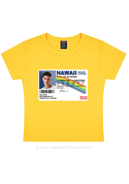 Custom MCL ID Y2K Baby Tee Cherrykitten