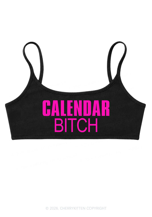 Calendar Bxxch Y2K Super Crop Cami Cherrykitten