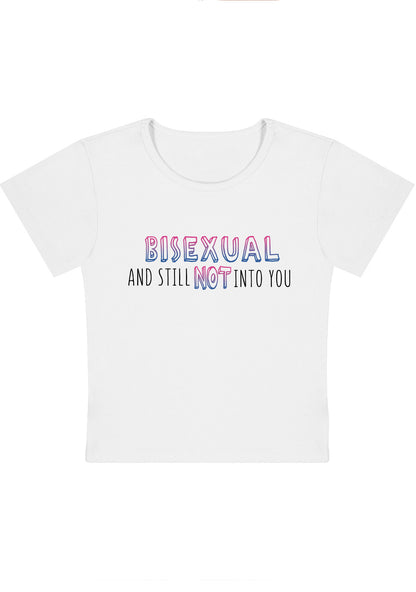 Curvy Bisexual And Still Not Into You Baby Tee