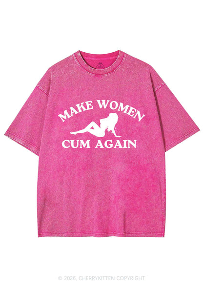 Make Women Cxm Again Y2K Shirts Washed Tee Cherrykitten