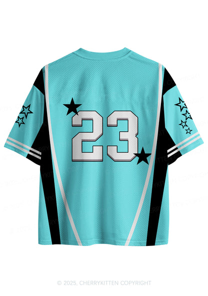Custom Blue Whos A Good Boy Y2K Sport Jersey Shirts Cherrykitten
