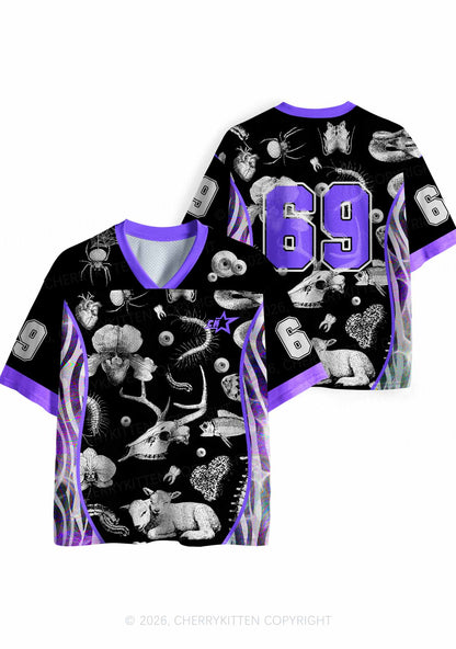Halloween Dark Sheep Bone Y2K Sport Jersey Shirts Cherrykitten