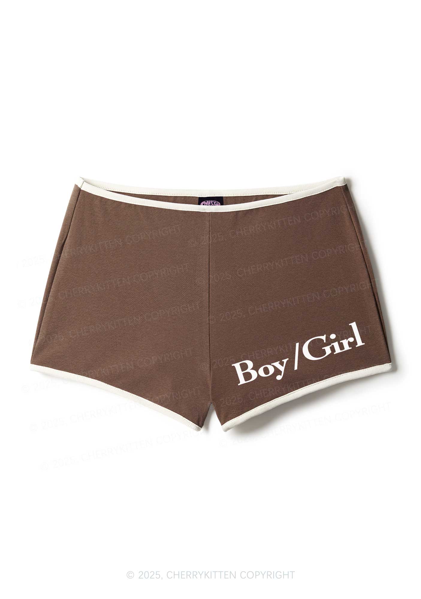 Boy Or Girl Pride Y2K Booty Shorts Cherrykitten