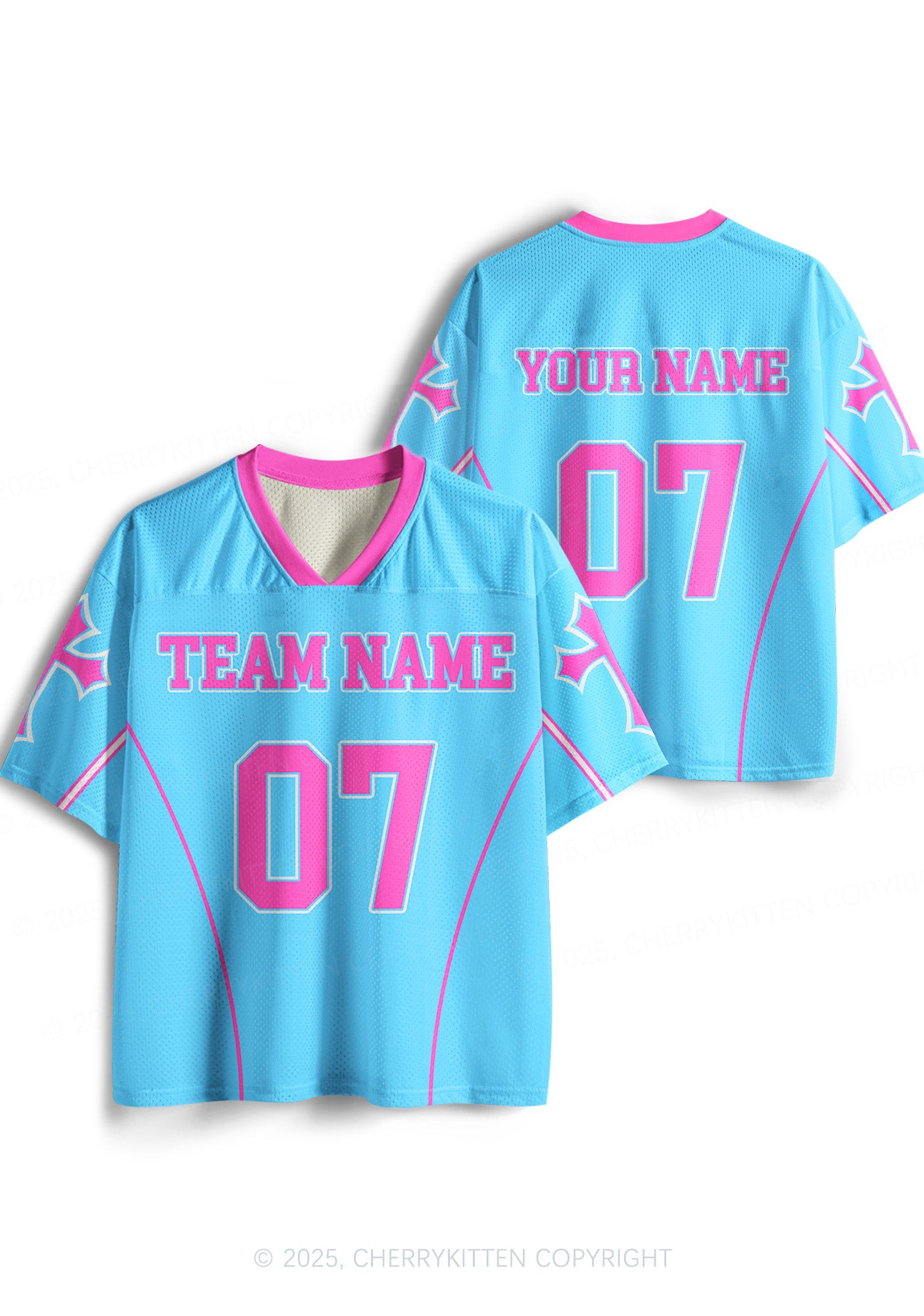 Custom Team Name Y2K Sport Jersey Shirts Cherrykitten