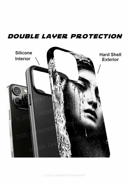 Halloween Weeping Veiled Woman Y2K Phone Case Cherrykitten