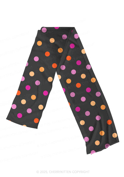 Lesbian Dots Pride Y2K Mesh Slip Dress Cherrykitten