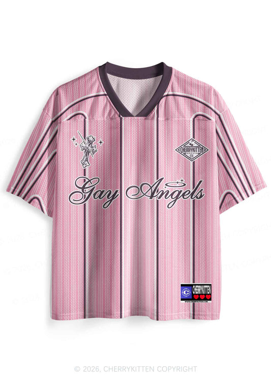 Gay Angels Pride Y2K Sport Jersey Shirts Cherrykitten