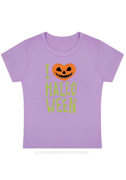 Pumpkin Hearts Halloween Baby Tee Cherrykitten