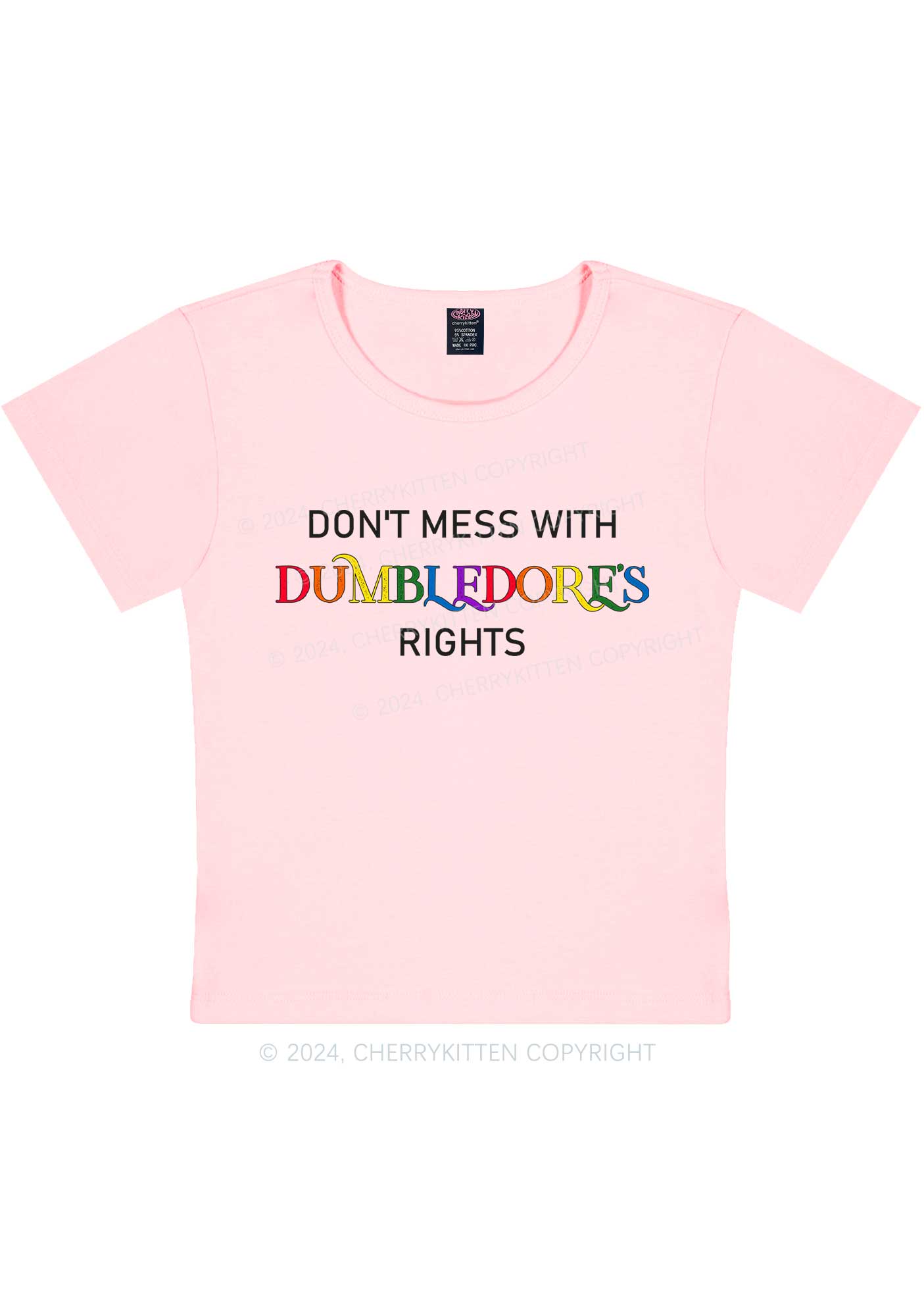 Dumbledore's Rights Y2K Baby Tee Cherrykitten