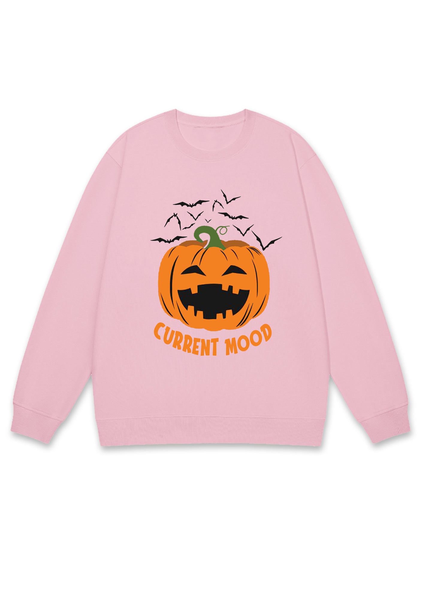 Pumpkin Current Mood Halloween Y2K Sweatshirt Cherrykitten