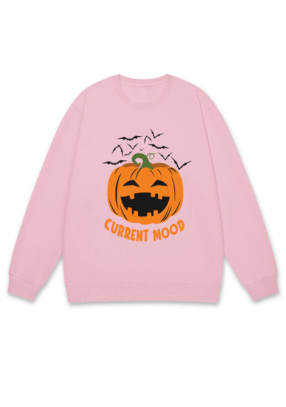 Pumpkin Current Mood Halloween Y2K Sweatshirt Cherrykitten