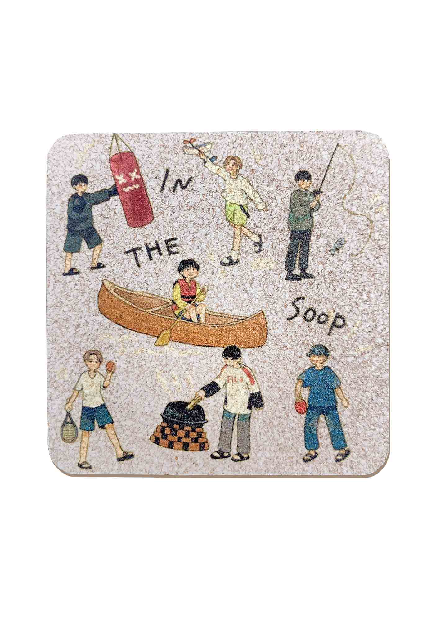 Bangtan Kpop Y2K Cork Coaster Cherrykitten