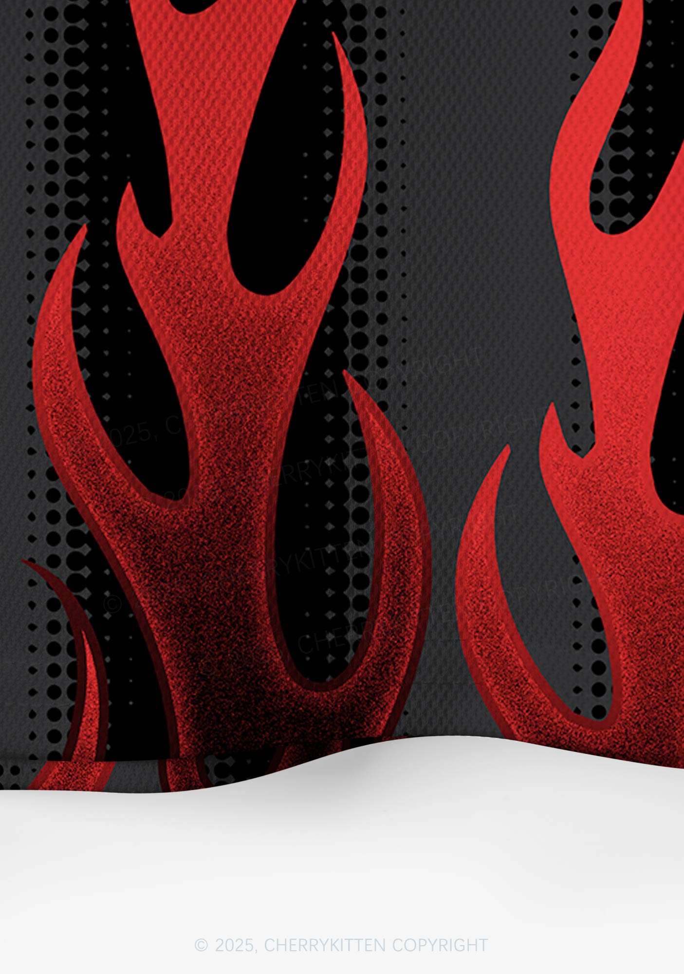 Custom Fire Things Y2K Crop Sport Jersey Shirts Cherrykitten